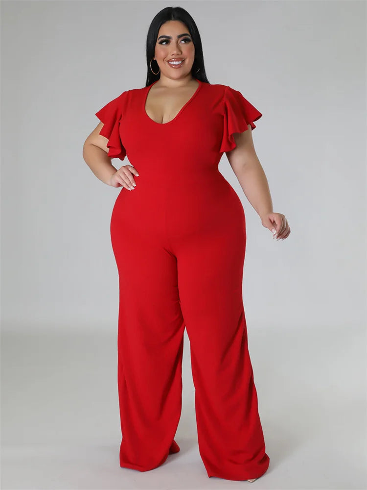 Women Plus Size Women Print Jumpsuit