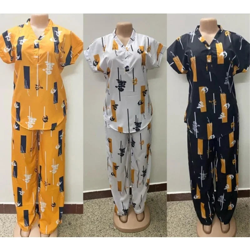 Fashion Pants Set Women Blouse