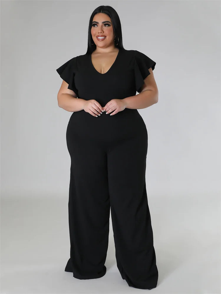Women Plus Size Women Print Jumpsuit