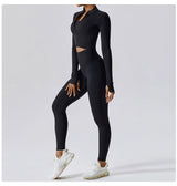 Women's Long Sleeve Top Zipper Jacket