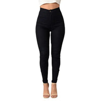 Slim Women Leggings High Waist Pockets