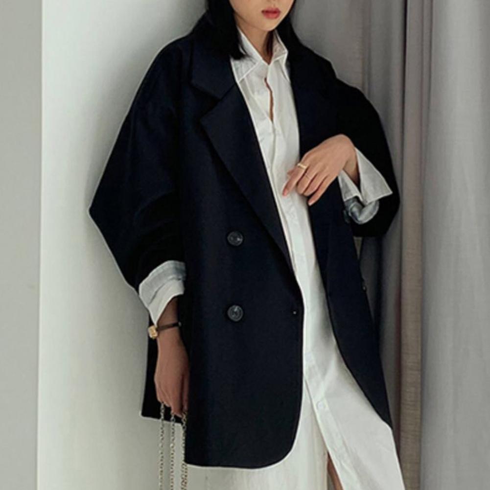 Notched Collar Business Blazer Suit Coat