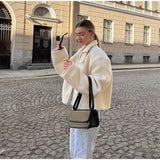 Chic Women's Thermal Lamb Wool Coats