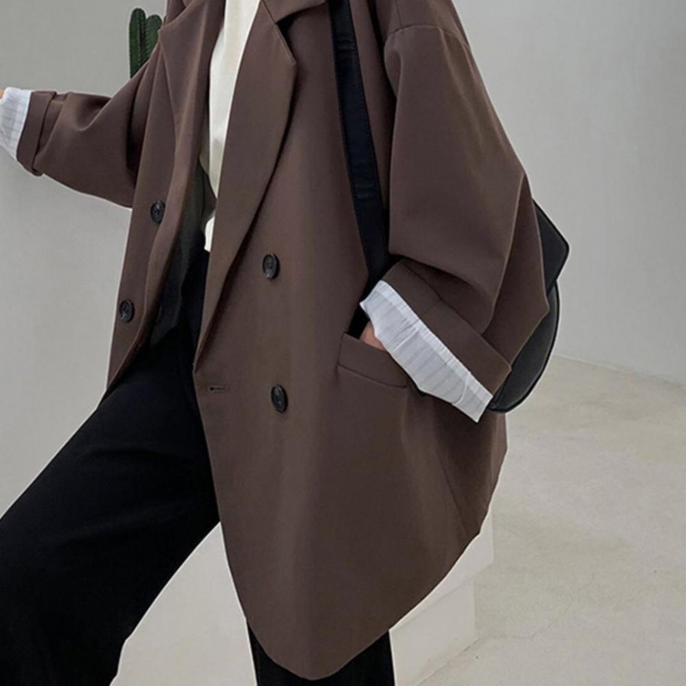 Notched Collar Business Blazer Suit Coat