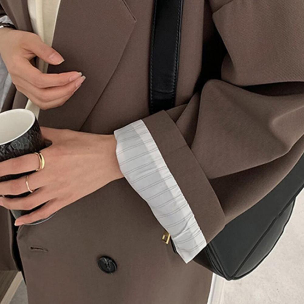 Notched Collar Business Blazer Suit Coat