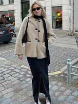Chic Women's Thermal Lamb Wool Coats