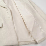 Streetwear Long Hairy Shaggy Blazer Coats