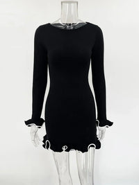 Tossy Fashion Women's Knit Mini Dress