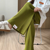 Fashion Pleat Chiffon Maternity Pants