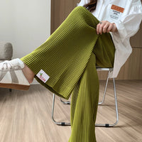Fashion Pleat Chiffon Maternity Pants