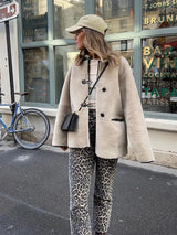Chic Women's Thermal Lamb Wool Coats