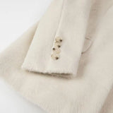 Streetwear Long Hairy Shaggy Blazer Coats