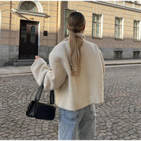 Chic Women's Thermal Lamb Wool Coats
