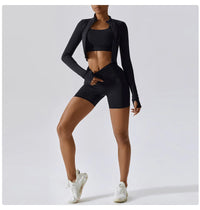 Women's Long Sleeve Top Zipper Jacket