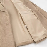 Streetwear Long Hairy Shaggy Blazer Coats