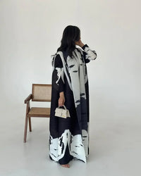 Miyake Pleated Print Foldable Collar Long Sleeve Coats