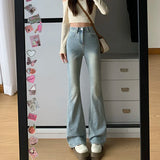 Flare Stretch Moustache Jeans Fashion
