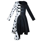 Halloween Suits Gown Black White Maid Dress