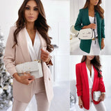 Oversize Women's Blazer Casual Office Red Jackets