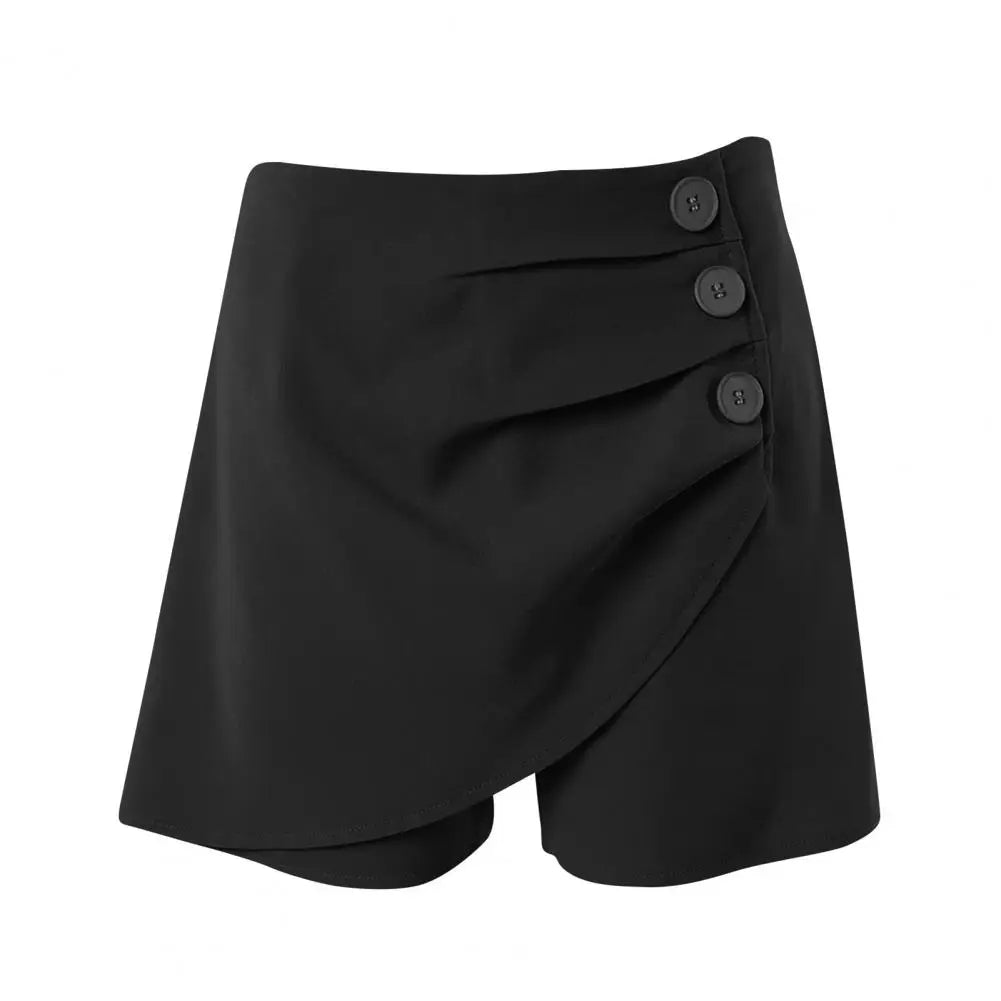 Women Summer Shorts High Waist Asymmetric