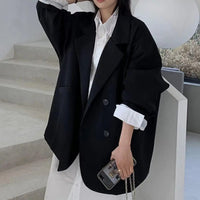 Notched Collar Business Blazer Suit Coat