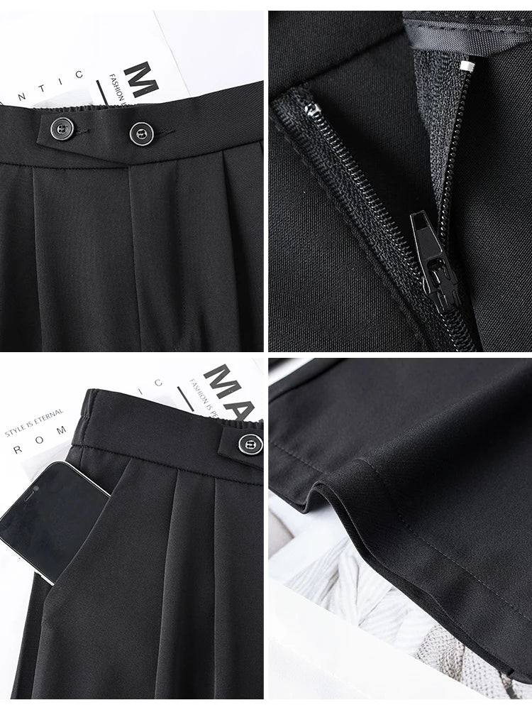 Wide Leg Suits Pants Casual Trousers for Women