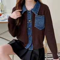 Autumn Outerwear's Female Jeans Coat