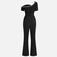 Dawery Sexy High Waist Asymmetrical Slim Jumpsuit