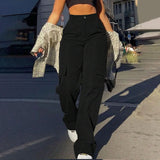 Women Stretch Twill Wide Leg Pants