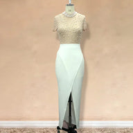 Women Summer V-neck Short Sleeve Polyester dress