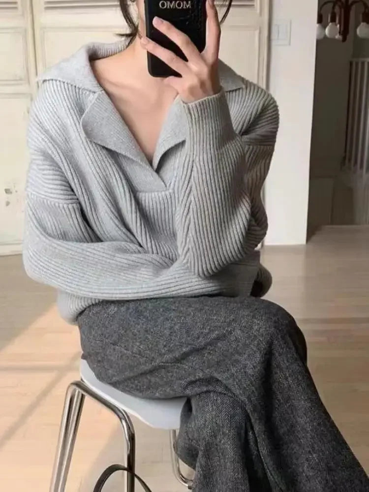 Women's Knitwear Sweaters Basic Warm Vintage