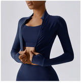 Women's Long Sleeve Top Zipper Jacket