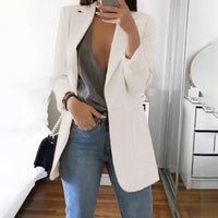 Blazer Woman Vintage Oversize Office Lady Suits Jacket
