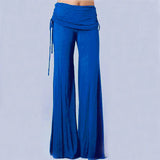 Women Flares Dance Yoga Pants Solid Color