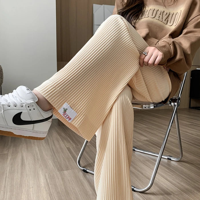 Fashion Pleat Chiffon Maternity Pants