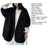 Notched Collar Business Blazer Suit Coat