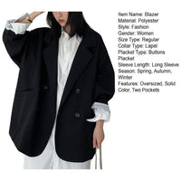 Notched Collar Business Blazer Suit Coat