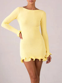 Tossy Fashion Women's Knit Mini Dress