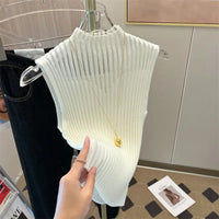 Women Half High Collar Hotsweet Summer Casual Style