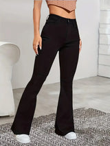 Flare Stretch Moustache Jeans Fashion
