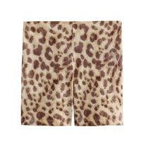 TRAFZA Women's Summer Fashion Leopard Print Jumpsuit