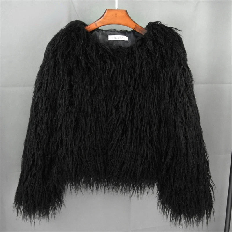 Winter Warm Women Faux Fur Coat