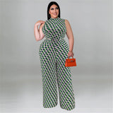 Plus Size Women Jumpsuit Summer Clothes