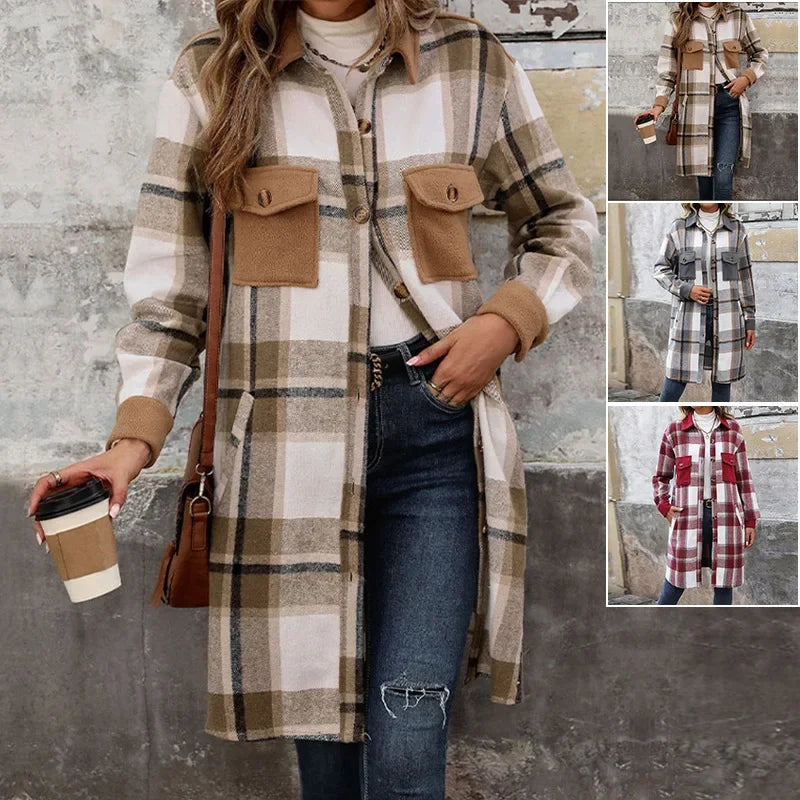 Women Full Sleeve Elegant Maxi Jackets