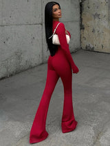 Mozision Sexy Hollow Out Jumpsuits Sets