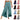 Wide Leg Pants With Front Slit High Waisted Pleated
