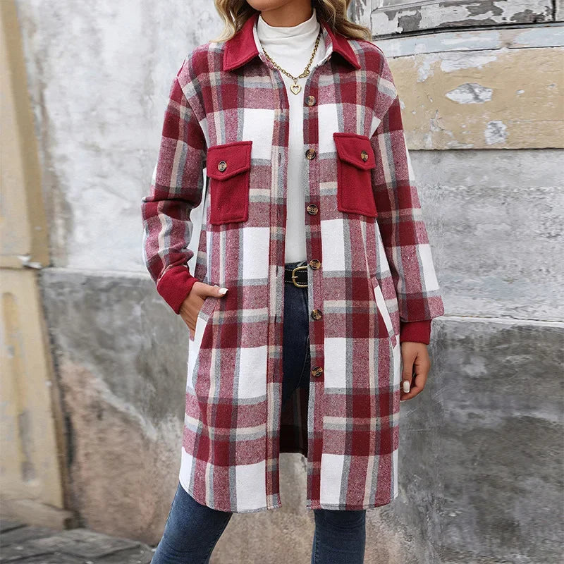 Women Full Sleeve Elegant Maxi Jackets