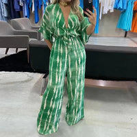 Summer Print Jumpsuit Romper For Women