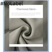 Brown Thickened Lamb Fleece Lining Sweatpants