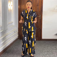 Fashion Pants Set Women Blouse